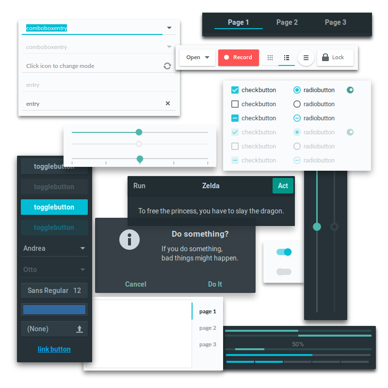 Adapta Theme elements (Source).